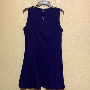 FACE Fashions  Navy Blue Sleeveless Dress XL Stretchy  Pullover
